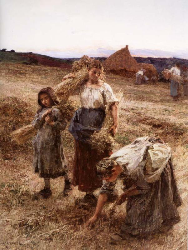 Lhermitte, Leon The Cleaners,end of the Day Spain oil painting art